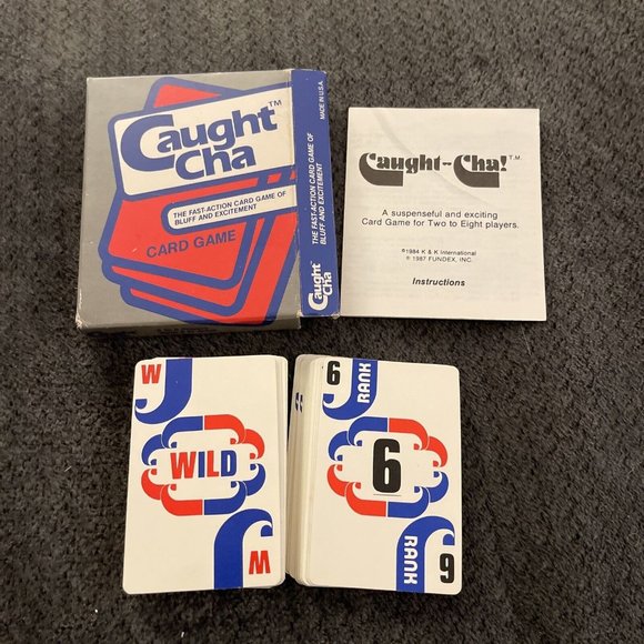Toys | Vintage Card Game Caught Cha Fast Action J25 | Poshmark